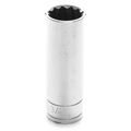 Performance Tool Chrome Socket, 1/2" Drive, 3/4", 12 Point, Deep W32624